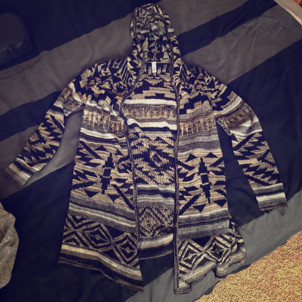Fall hooded sweater